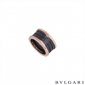Bvlgari Rose Gold?B.Zero1 Ring